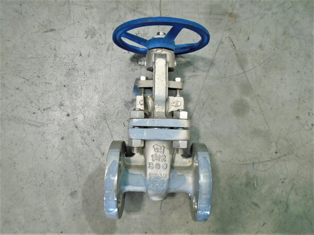 TY 1.5" 300# CF8M Gate Valve 201RF0912